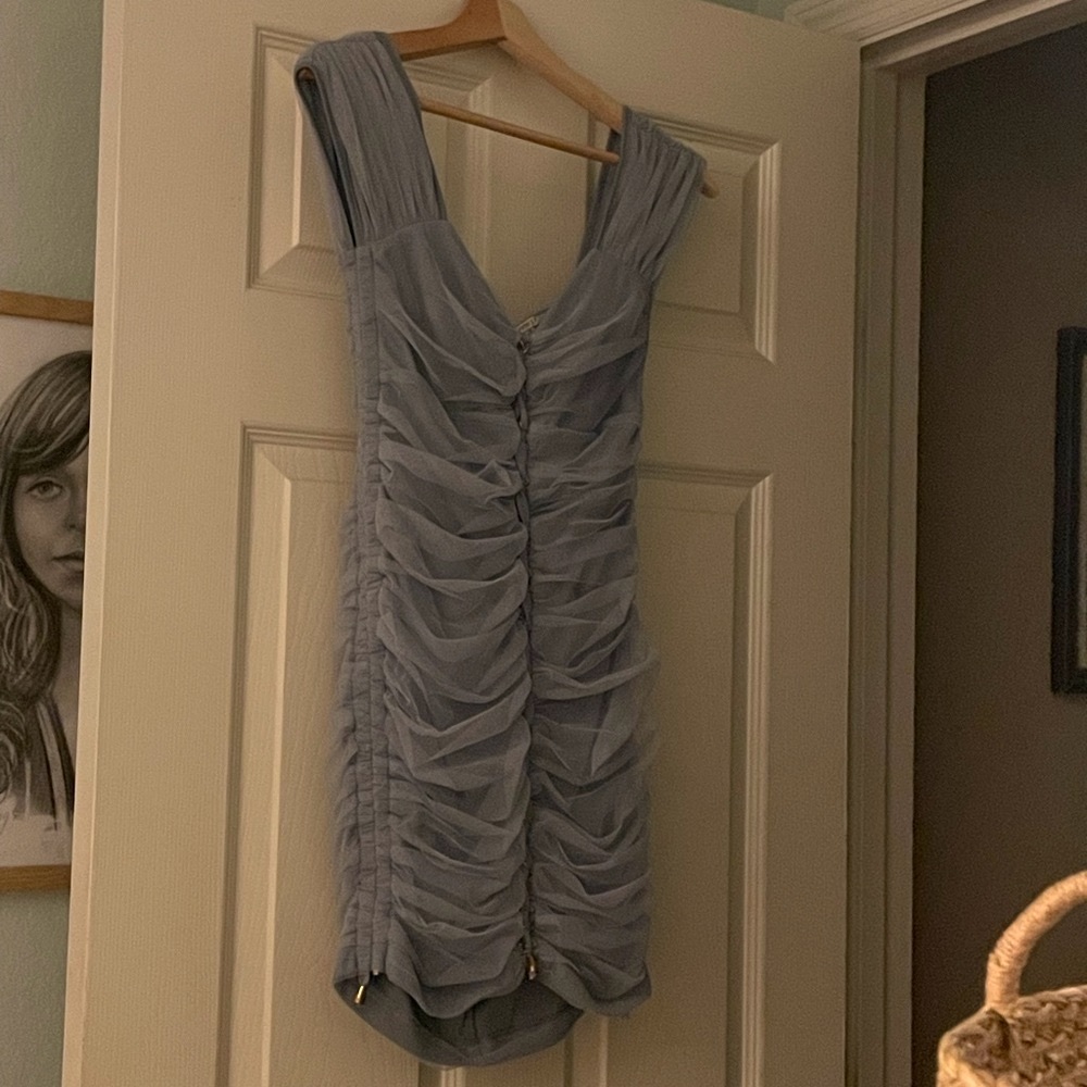 Like new! Beautiful sky blue mini dress